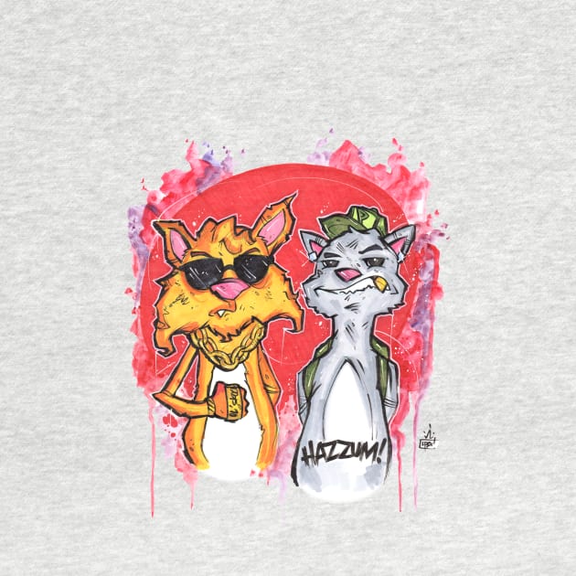 Gangsta Kitties by Hazzum